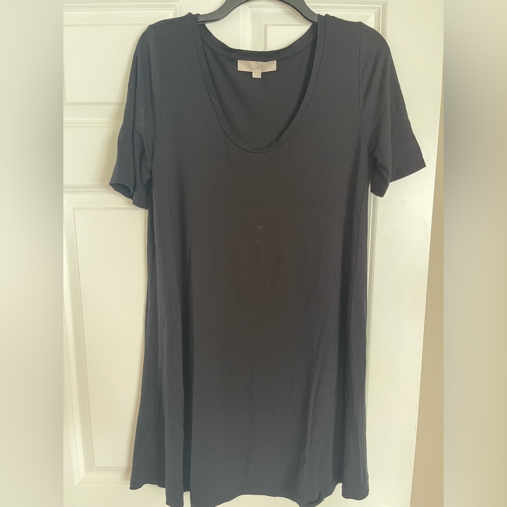 Black t shirt dress